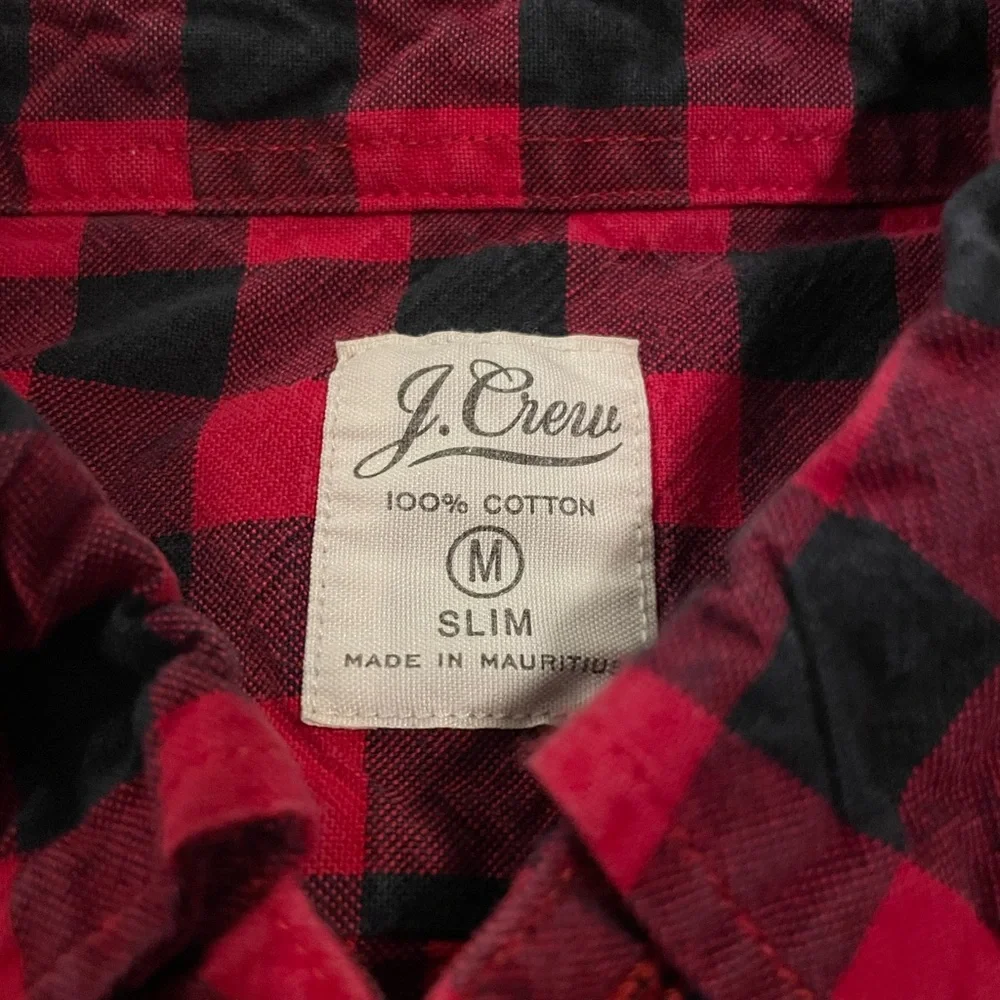 J. Crew Slim Fit Buffalo Plaid Button Down Shirt